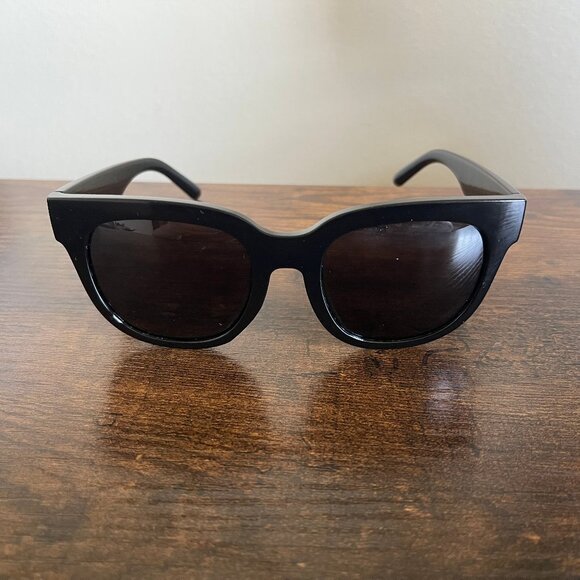 Nectar Classic Black Square Rectangular Sunglasses Frames Only 55-17-140 mm - Picture 1 of 5